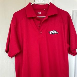 Cutter and Buck Men’s Arkansas Razorbacks Polo - Medium